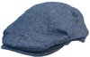 Cool4 Dunkel Blau Melierte Flatcap (XL) Fischgrätmuster Schiebermütze Vintage Gatsby Mütze Cap SFC10
