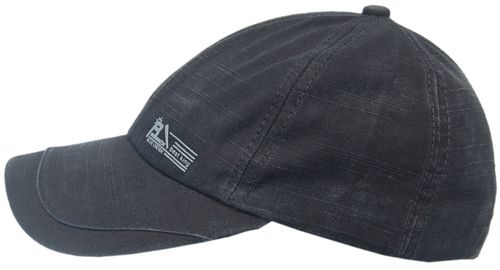 Cool4 Basic Jeans 6-Panel Basecap Schwarz Baseball Cap Vintage Kappe Mütze SBC19