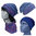 Cool4 Beanie Jeansblau Tribal Muster Rot Kopftuch-Look - 2erSet mit Halstuch Chemo Turban SBK08