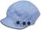 Cool4 XXL Leinen Ballonmütze Hellblau Blumen Applikation Bakerboy Mütze Chemo Cap SBB06
