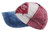 Cool4 VINTAGE 6-PANEL BASECAP Blau-Rot-Creme Baseball Cap Schirm Kappe Mütze SBC26