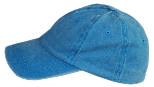 Cool4 Stonewashed Jeans Himmelblau 6-Panel Basecap Cap Vintage Schirmmütze Baseballcap Kappe SBC03C