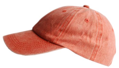 Cool4 Stonewashed Jeans Orange 6-Panel Basecap Cap Vintage Schirmmütze Baseballcap Kappe SBC03D