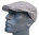 Cool4 Leinen Flatcap Beige-Schwarz Schiebermütze Vintage Gatsby Naidoo Retro Mütze Cap SFC24
